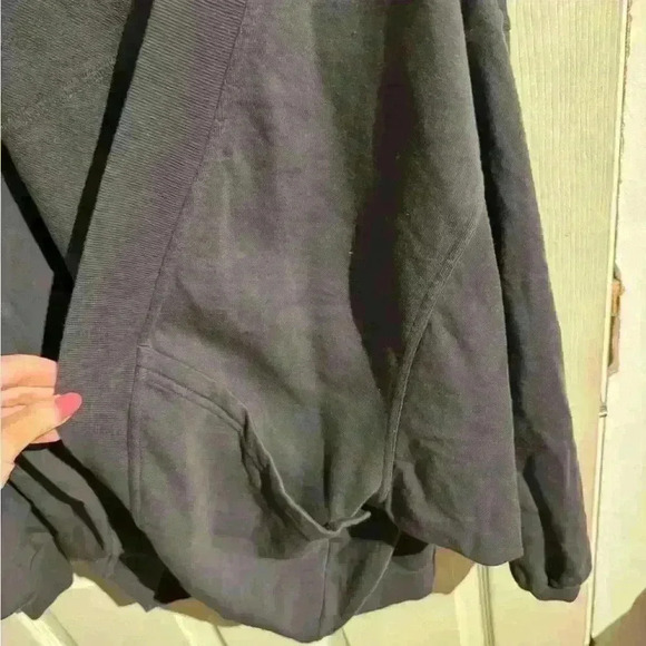 SWEATY BETTY CORA Grey Organic Cotton SWEATSHIRT Cardigan X-Small - Picture 10 of 15